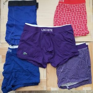 5 Lacoste boxer briefs size L